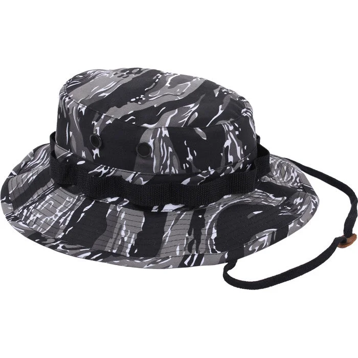 Collapsible high-volume trekking water flask-Urban Tiger Stripe Camouflage - Military Boonie Hat