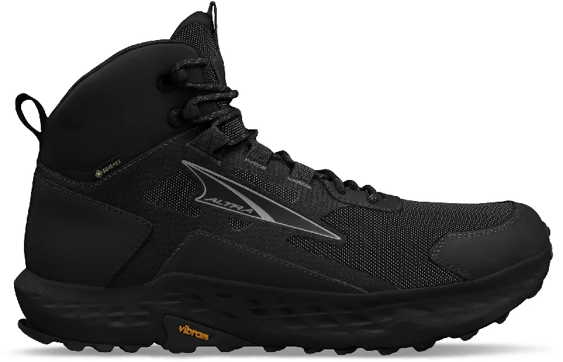 Fast-dry ventilated hiking adventure windbreaker-Altra Timp Hiker GORE-TEX Mens Walking Boots - Black