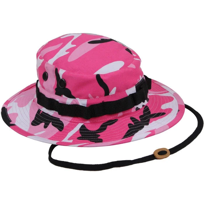 Sun-blocking trekking headband scarf-Pink Camouflage - Military Boonie Hat