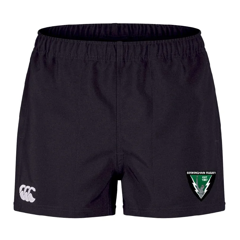 Fast-dry ventilated hiking adventure windbreaker-Birmingham Rugby Player's Drill Short by Canterbury