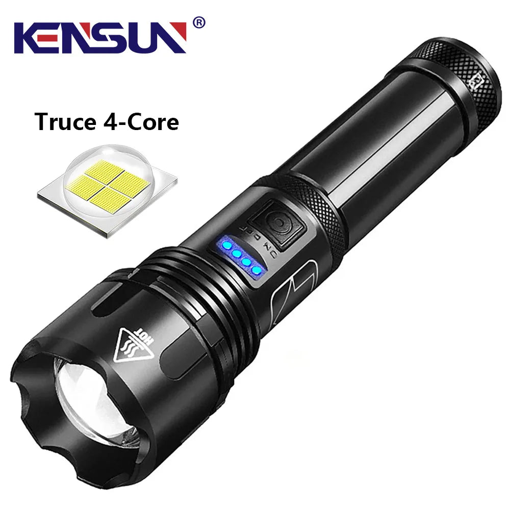 Fast-dry ventilated hiking adventure pullover-High Power 4-Core XHP50 Flashlight Super Bright Led Torch USB Zoom Rechargable Lantern for Camping,Outdoor