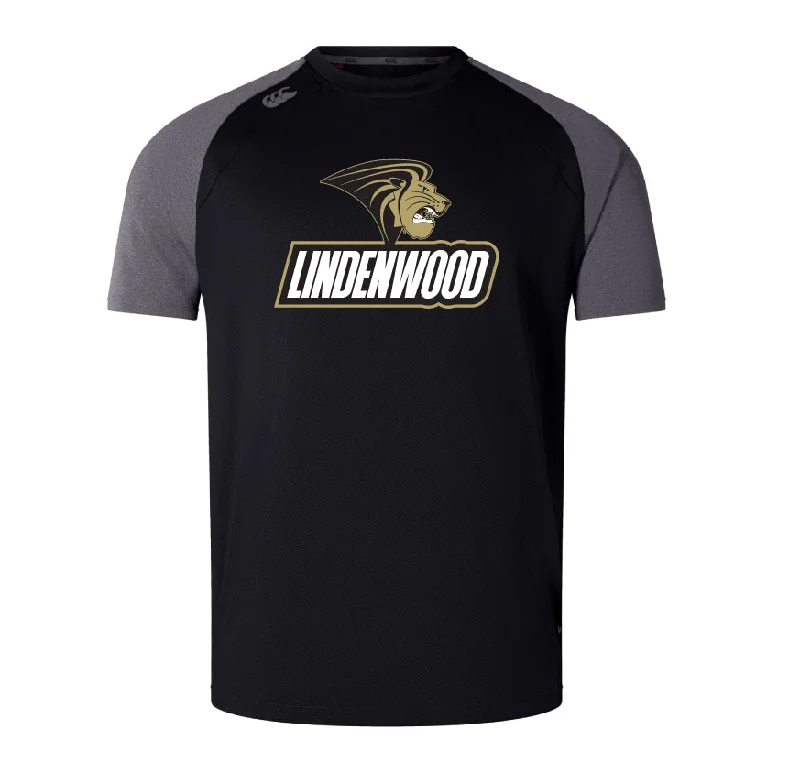 High-volume trekking hydration water camping flask-Lindenwood University Rugby Elite Training Tee by Canterbury