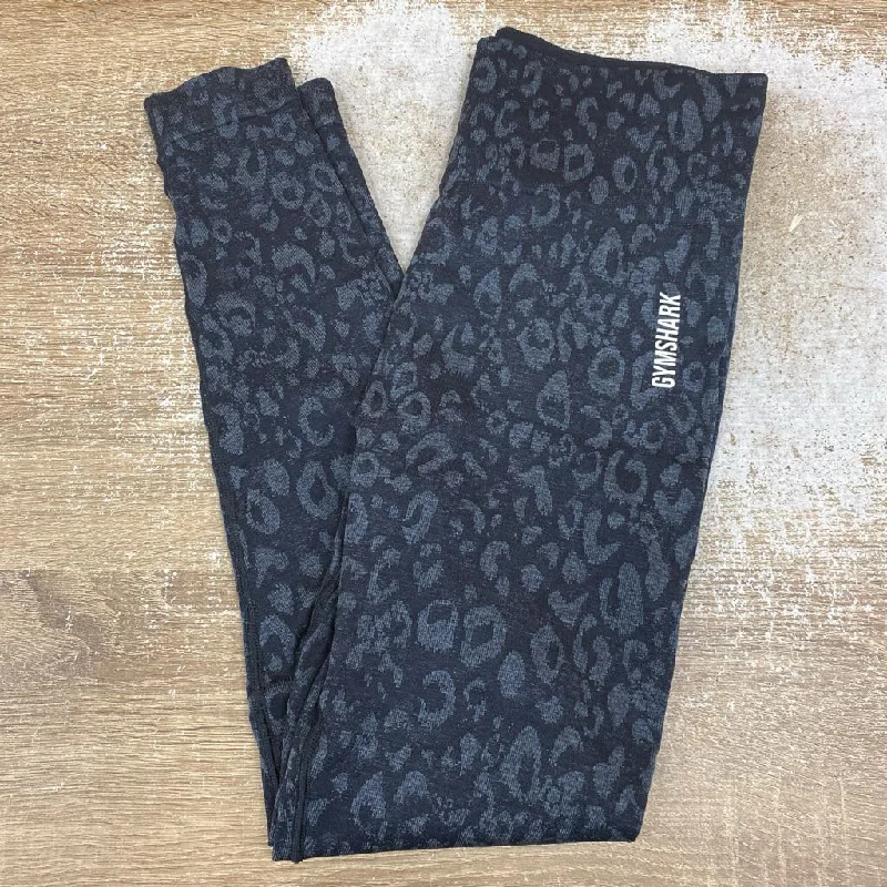 Thermal-lined trekking stainless thermos-Gymshark - Women's Animal Print Leggings - MSRP $80: Black/Grey-women-MD