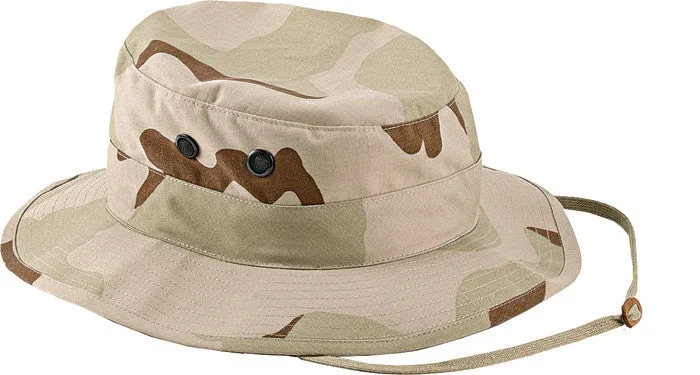 Portable camping flat roasting skillet-Tri-Color Desert Camouflage - Military Boonie Hat