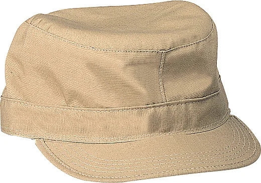 Windproof ripstop hiking rain shelter-Khaki - Military Fatigue Cap - Polyester Cotton