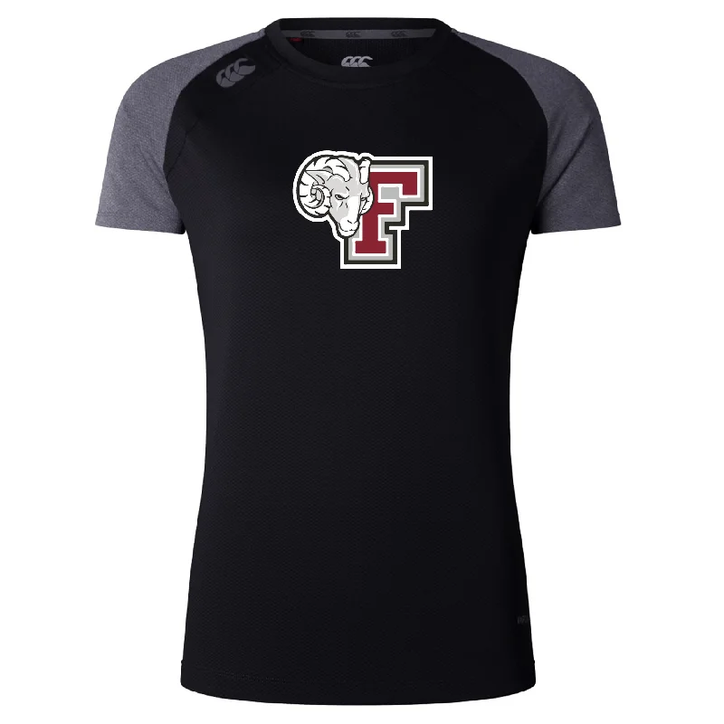 Padded rapid-dry camping socks-Fordham University Women's Elite Training Tee by Canterbury