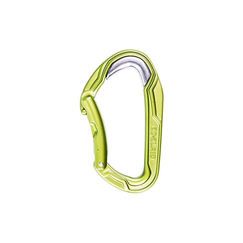 Fatigue-reducing trail-ready sandals-Edelrid Bulletproof Bent Standard Carabiner