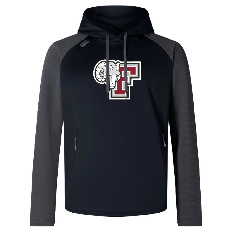 Weatherproof heavy-duty hiking anchors-Fordham University Elite Training Hoody by Canterbury