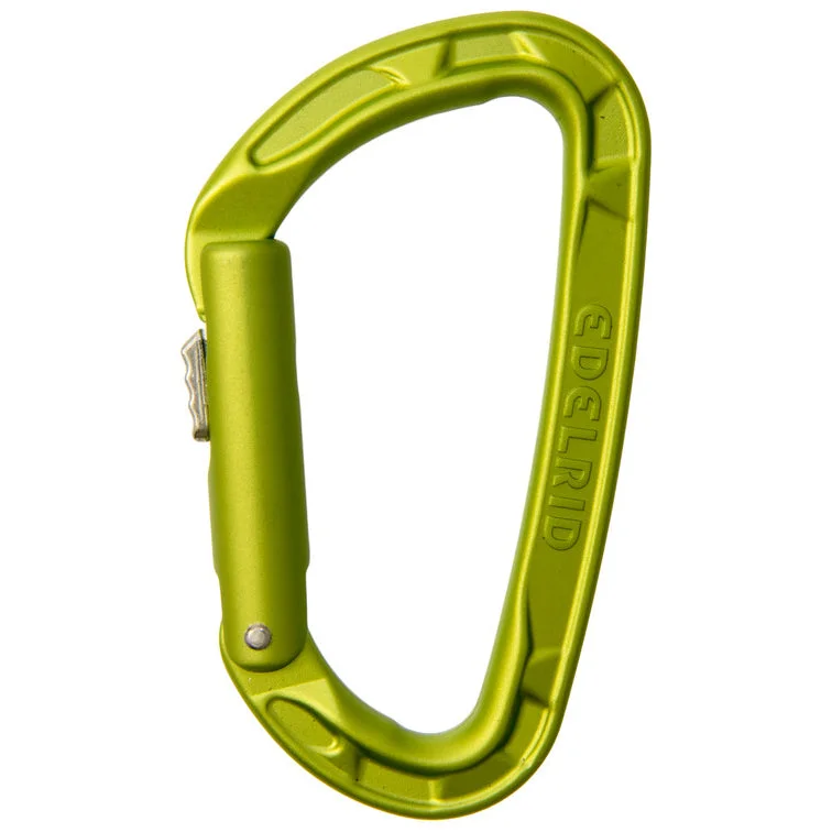 Solar-powered portable hiking hot stove-Edelrid Pure Slider Locking Carabiner