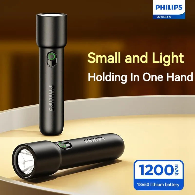 Insulated stainless camping trekking thermos mug-Philips 2023 New EDC Portable Flashlight Rechargeable LED Flashlights for Defensa Personal Self Defense Camping Hiking