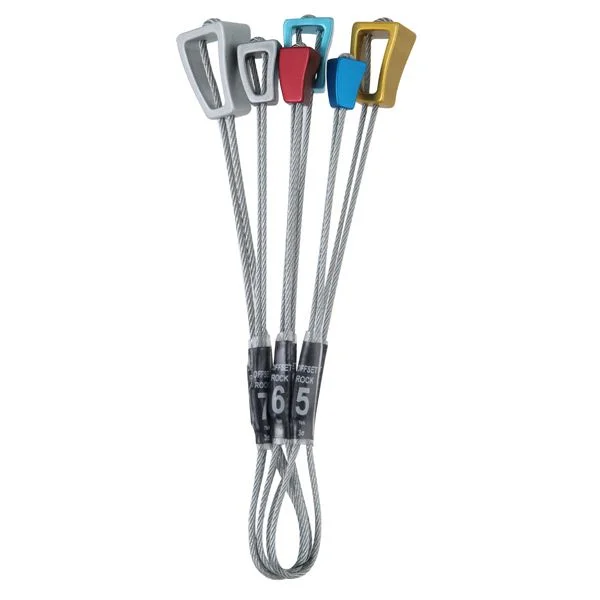 Rechargeable hiking trail perimeter light-Wild Country Superlight Offset Rocks sizes 5 - 10 set