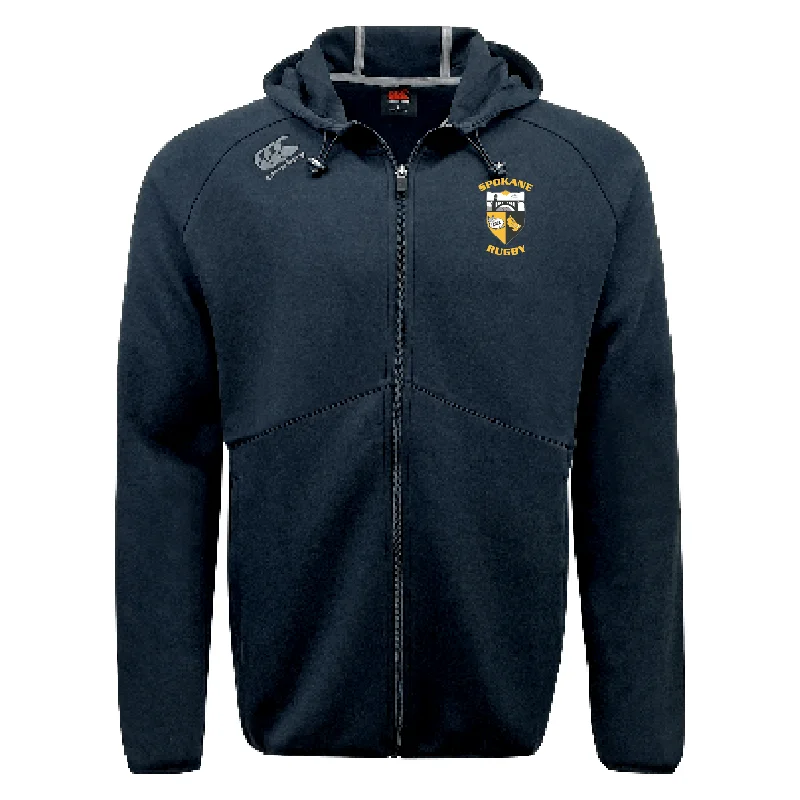 Non-stick camping flat frying skillet-Spokane Rugby Tempo Vapodri Full-Zip Hoodie by Canterbury