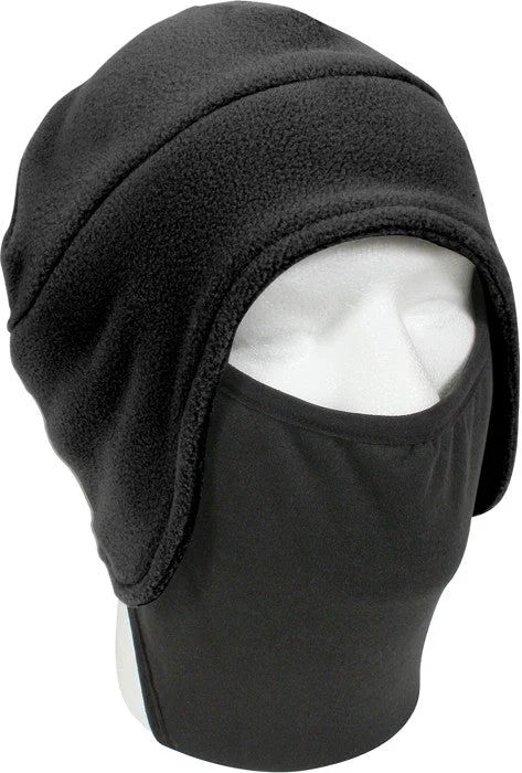 Waterproof Gore-Tex hiking khakis-Black - Convertible Fleece Cap with Face Mask