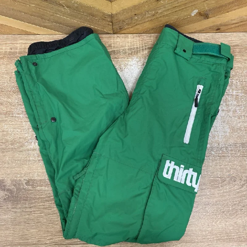 Waterproof hiking trail adventure khaki shorts-ThirtyTwo - Men's ski pants - MRSP $260: Green-men-SM