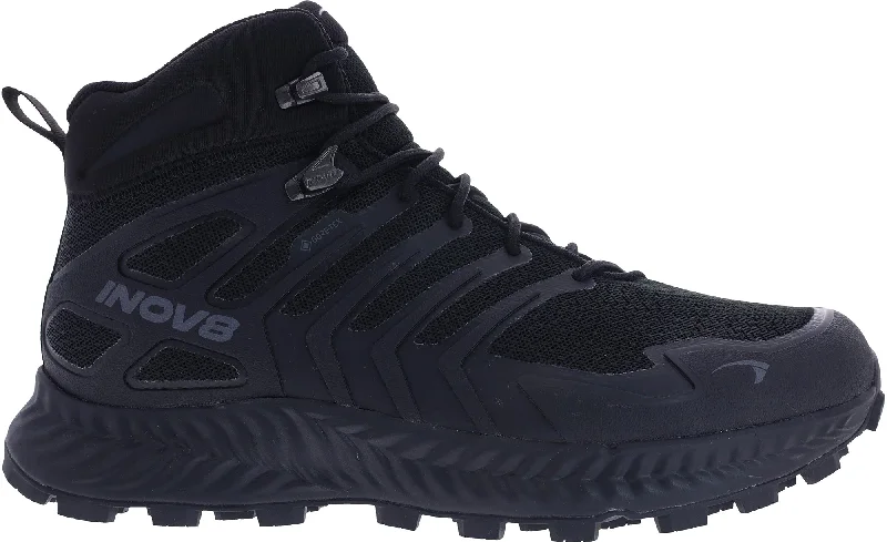 Multi-condition inflatable camp pad-Inov8 Roclite Mid GORE-TEX WIDE FIT Mens Walking Boots - Black