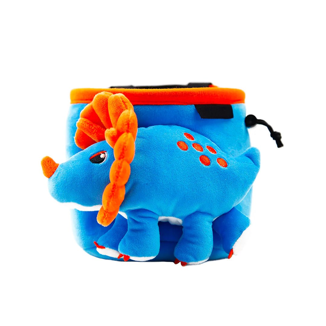 Arctic-rated inflatable sleeping mat-Triceratops Dino Chalk Bag