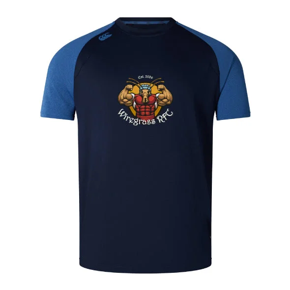 Cooling ventilated hiking adventure pullover-Wiregrass Rugby Elite Training Tee by Canterbury