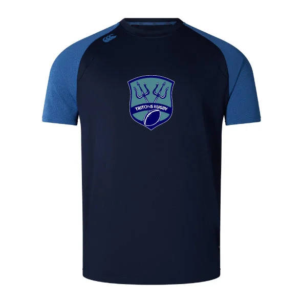 Non-stick hiking baking roasting skillet-Tritons Rugby Elite Training Tee by Canterbury