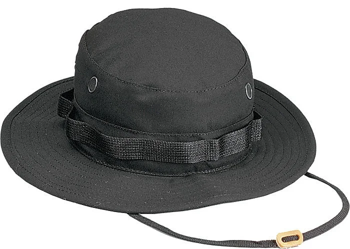 Collapsible trekking water hydration jug-Black - Military Boonie Hat - Polyester Cotton