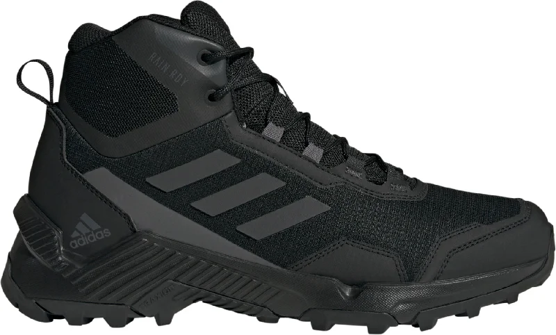 Comfort-enhancing inflatable hiking sleep pad-adidas Eastrail 2.0 Mid RAIN.RDY Mens Walking Boots - Black