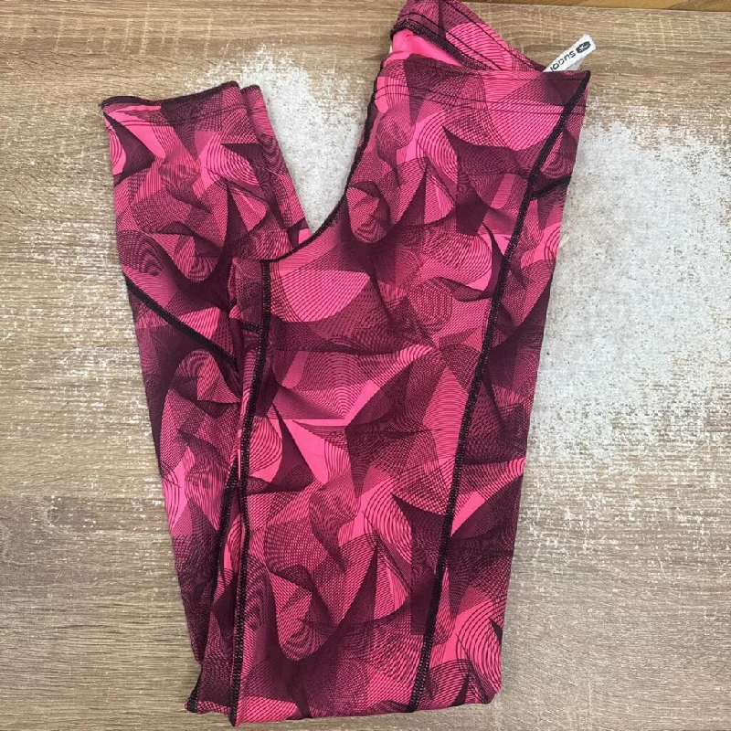 Portable camping flat hot frying griddle-Sugoi - Women's Thermal Running Leggings - MSRP $140: Pink/Black-women-MD