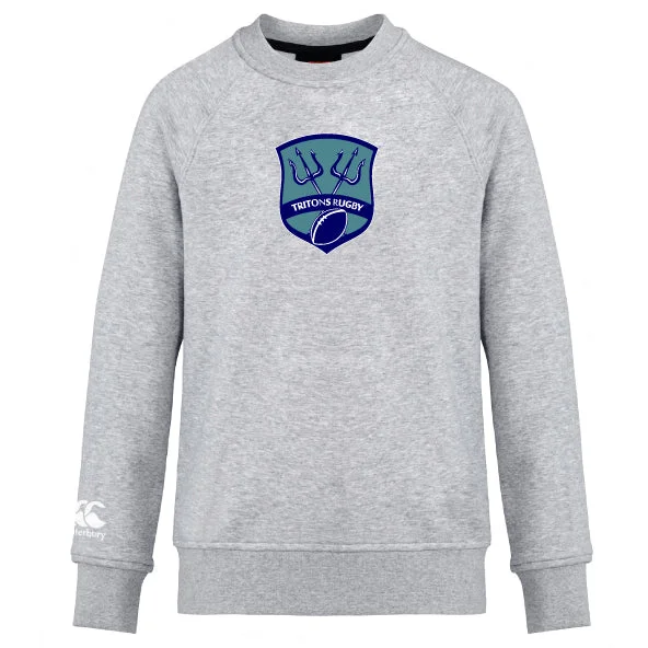 Reflective glow-in-dark trail campsite tape-Tritons Rugby Club Crew Sweatshirt by Canterbury