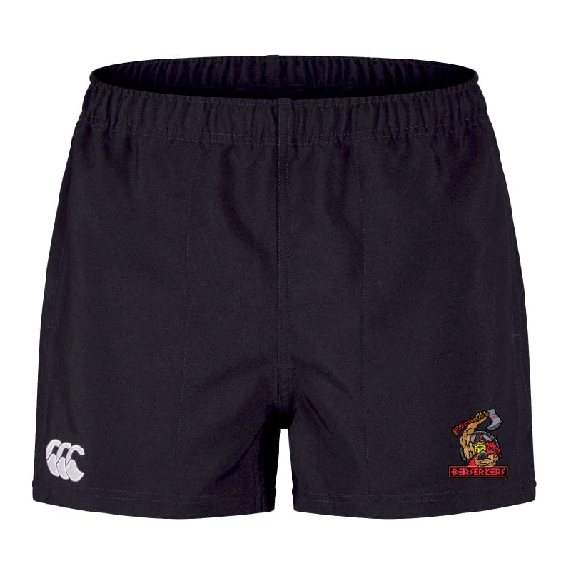 Durable rapid-dry hiking adventure shorts-Berserkers Player's Drill Short by Canterbury