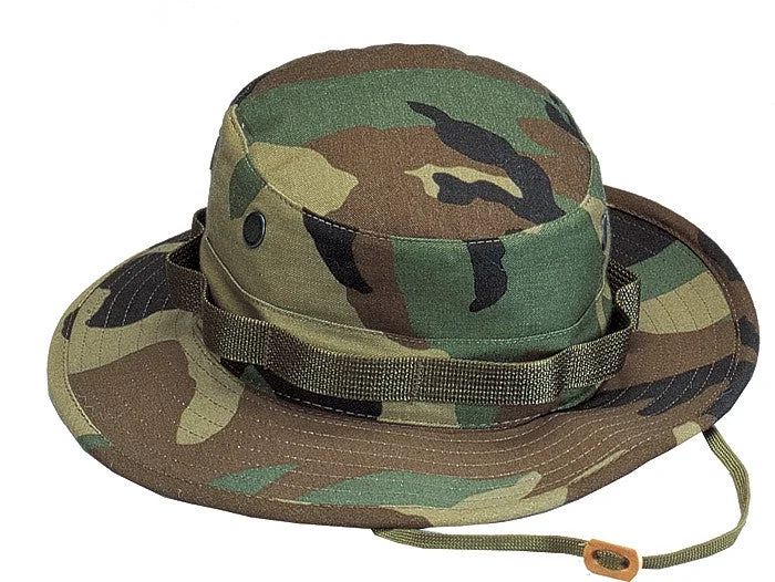 High-stability backpacking adventure tent-Woodland Camouflage - Military Boonie Hat - Cotton Ripstop