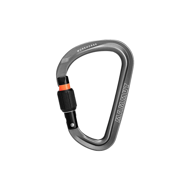 Reinforced nylon trekking adventure high-tensile rope-Mammut Workhorse HMS Screwgate Carabiner