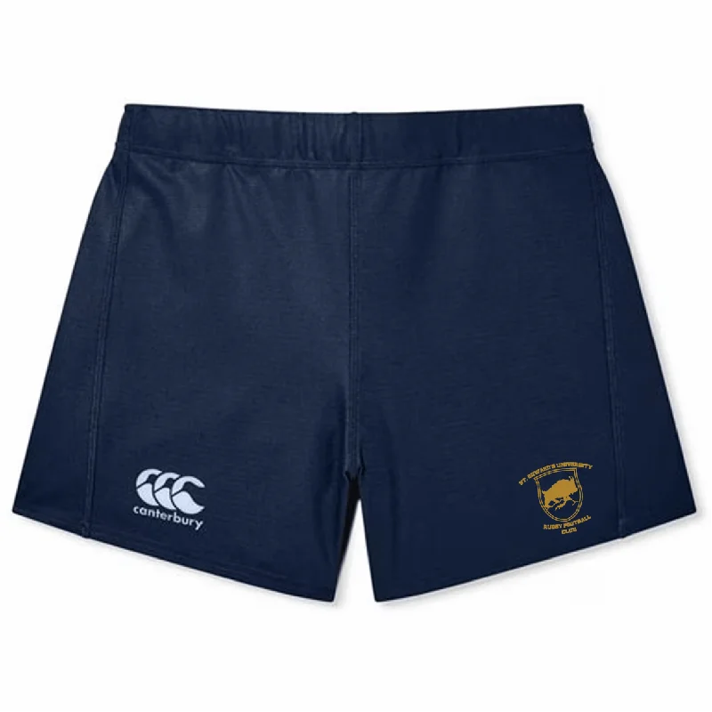 Folding ergonomic campsite prep table-St Edwards University RFC Women's Elite Woven Short by Canterbury