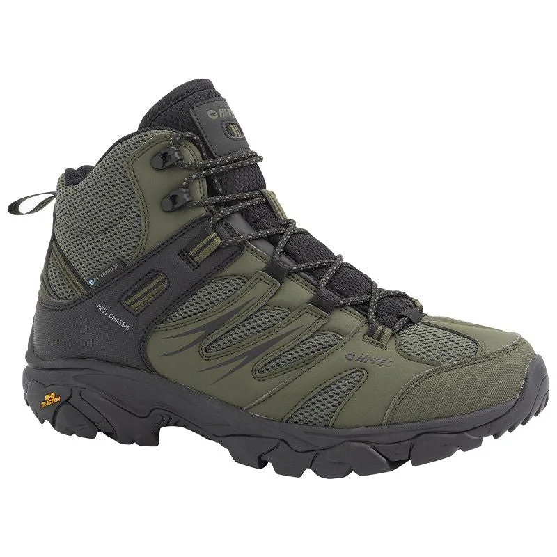 All-purpose trail first aid trekking kit-Hi-Tec Tarantula Mid WP Mens Hiking Boots