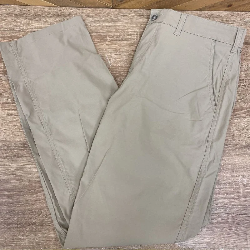 Waterproof camping trail khaki pants-Eddie Bauer - Men's Travex Pants - MSRP $120: Brown/Tan-men-36/34