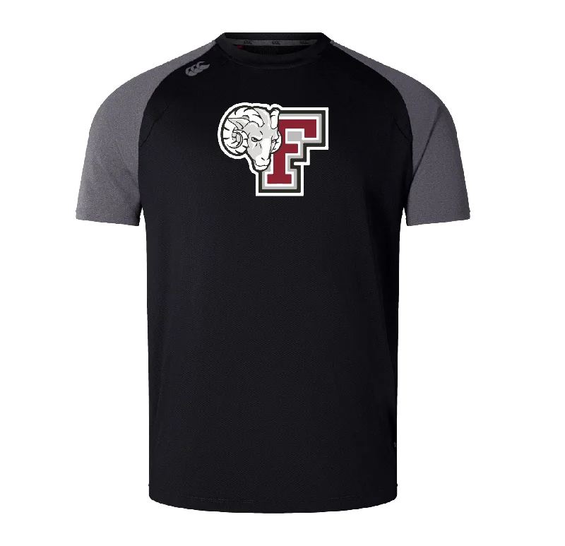 Fast-dry ventilated hiking pullover-Fordham University Elite Training Tee by Canterbury