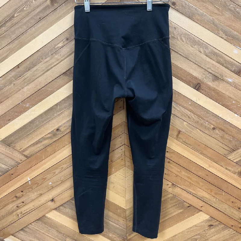 Reflective glow nylon trail adventure cord-Girlfriend Collective- Womens Leggings - MSRP $110: Black-women-SM