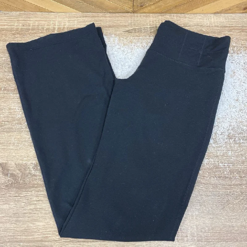 Sun-blocking trekking headband neck scarf-Prana- woman's wide leg leggings- MSRP $120: Black-women-MD