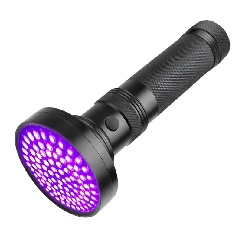 Non-stick camping flat roasting pan-UV 100LED Edc Light Purple Light Blacklights 395nm UltraViolet Portable Handheld Flashlight LED Torch Detector for Pet Urine