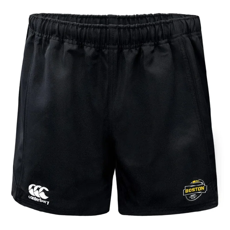 Cooling mesh ventilated hiking jacket-Boston RFC Player's Drill Short by Canterbury