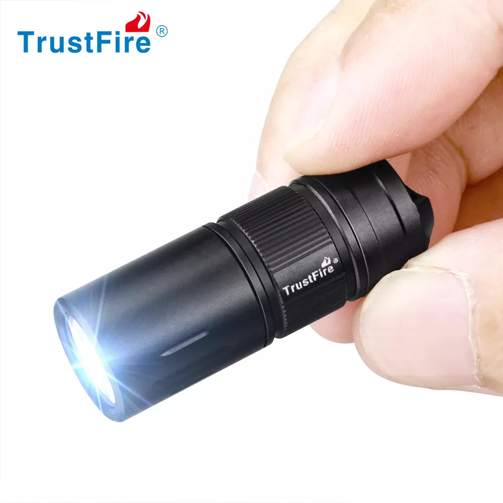 UV-shielding trekking neck band head scarf-Trustfire Mini2 Mini Rechargeable Led Flashlight 220 Lumen EDC Keychain USB Mini Torch 2 Modes Pocket Lantern with LED Indicator