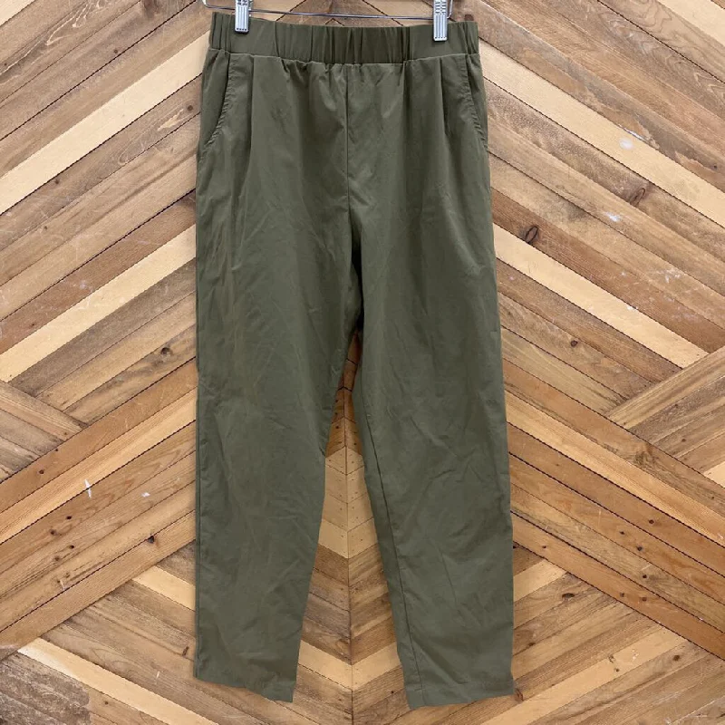 Stretchable rapid-dry trekking khaki pants-Nettle's Tale - Women's Pants - MSRP $119: Brown-women-MD