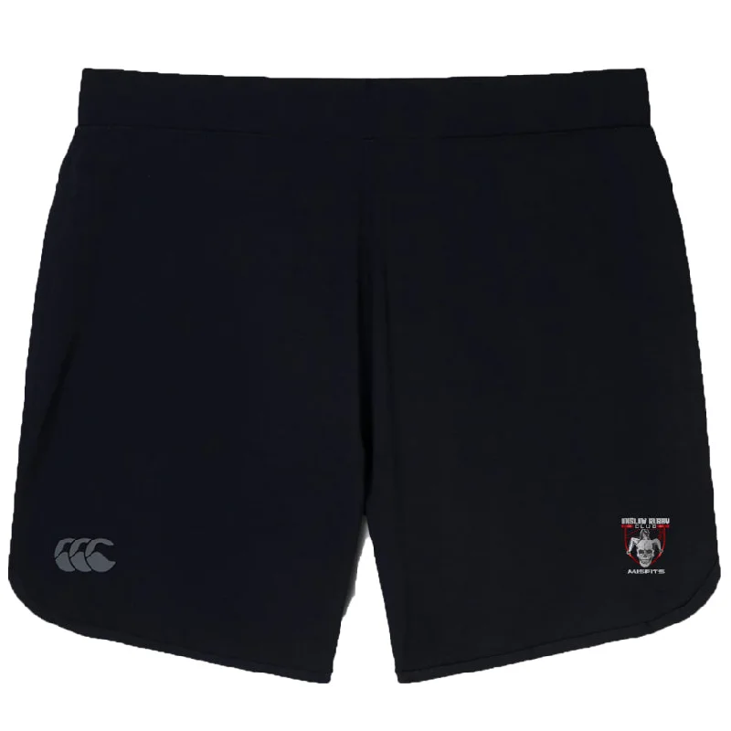 Contoured plush-lined trekking socks-Onslow Rugby Misfits Elite Woven Short by Canterbury