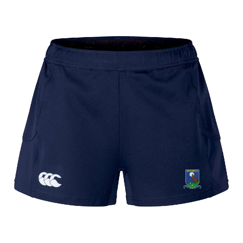 Weather-tight heavy-duty hiking adventure stakes-Media Rugby Women's Advantage Short 2.0 by Canterbury