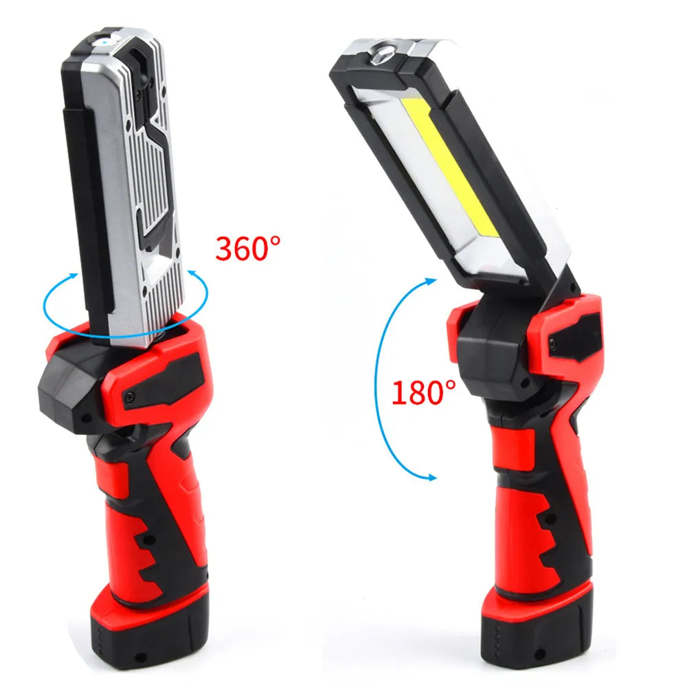 Quick-dry ventilated hiking adventure shirt-Portable COB LED  Work Light Car Garage Mechanic Lamp USB Rechargeable Lnspection Lamp Torch Car Emergency Flashing Light