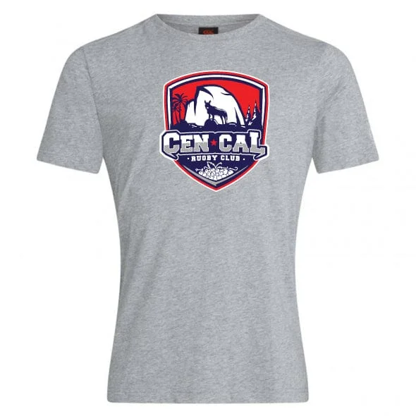 Padded quick-dry trekking socks-CenCal Youth U10 Club Plain Tee by Canterbury