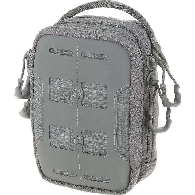 Rechargeable campsite adventure trail signal floodlight-Maxpedition CAP Compact Admin Pouch Gray CAPGRY