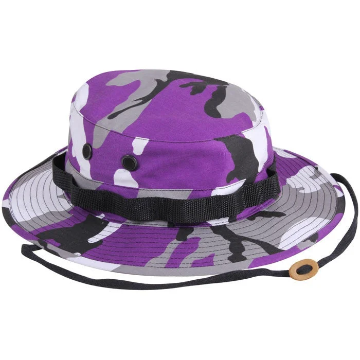 Weather-sealed heavy-duty tent stakes-Ultra Violet Camouflage - Military Boonie Hat