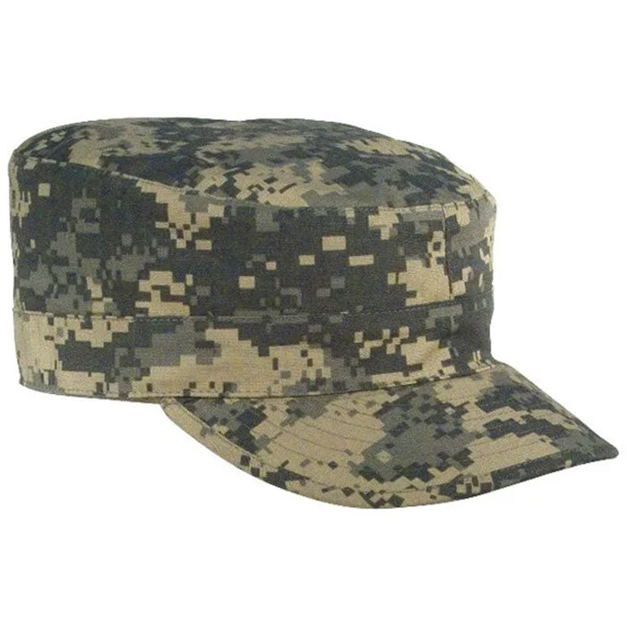 Fast-wicking cooling trekking hoodie-ACU Digital Camouflage - Military Map Pocket Ranger Cap - Ripstop