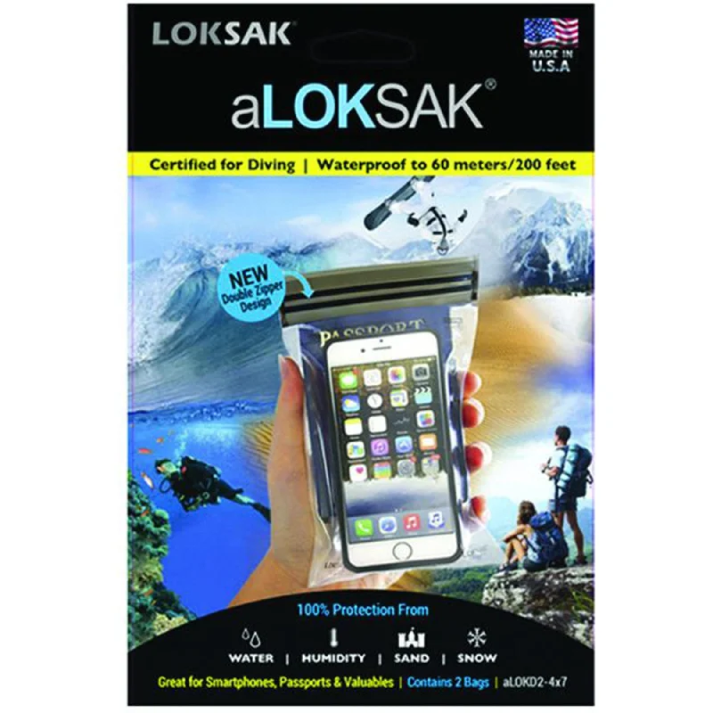 Quick-tighten load-bearing hiking adventure strap-Aloksak Waterproof Bag